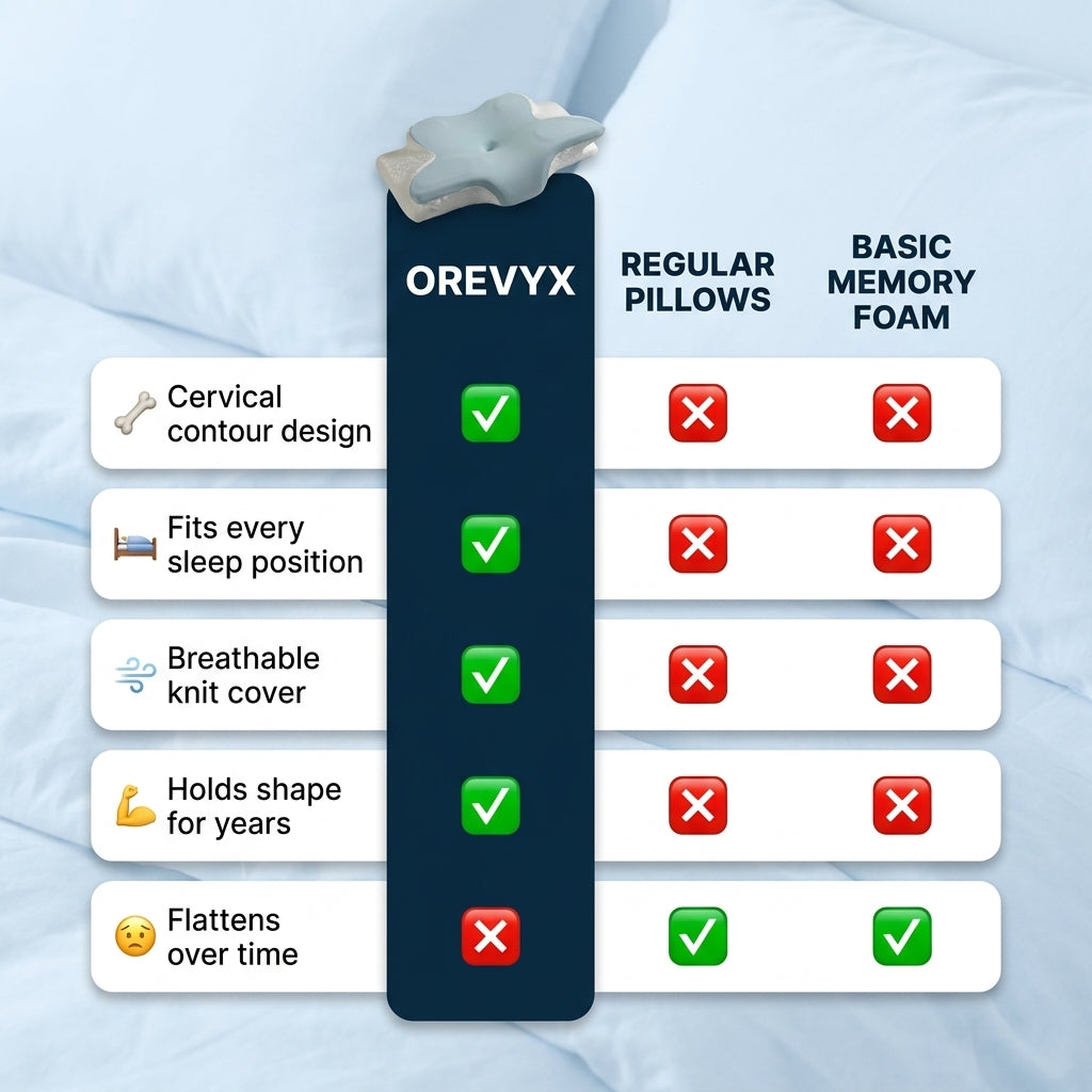 OREVYX CloudAlign Pillow